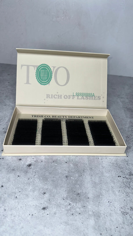 $2 Bill OG Anniversary 60 Rows Tray – CC Curl .05 MIX (12–15mm / 16–20mm) | Trish Co $2 Bill OG Anniversary 60 Rows Tray – CC Curl .05 MIX (12–15mm / 16–20mm) | Trish Co