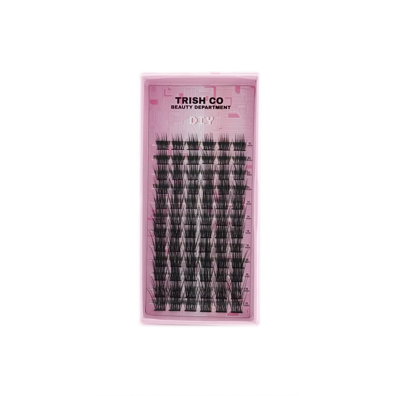DIY Cluster Lash Trays – CC Curl Mix 10–18mm (5 Styles) | Trish Co DIY Cluster Lash Trays – CC Curl Mix 10–18mm (5 Styles) | Trish Co