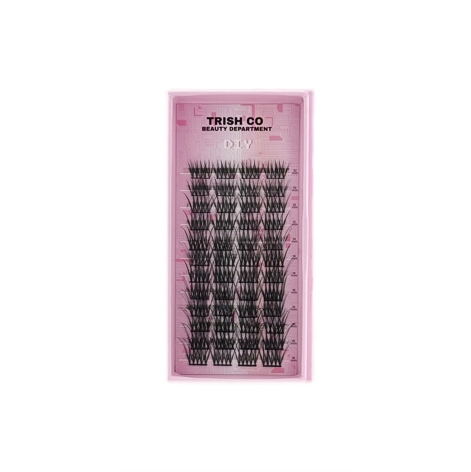 DIY Cluster Lash Trays – CC Curl Mix 10–18mm (5 Styles) | Trish Co DIY Cluster Lash Trays – CC Curl Mix 10–18mm (5 Styles) | Trish Co