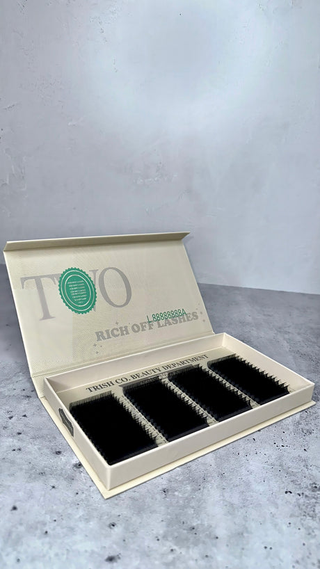 $2 Bill OG Anniversary 60 Row Tray – D Curl .05 Mix (12–15mm / 16–20mm) | Trish Co $2 Bill OG Anniversary 60 Row Tray – D Curl .05 Mix (12–15mm / 16–20mm) | Trish Co