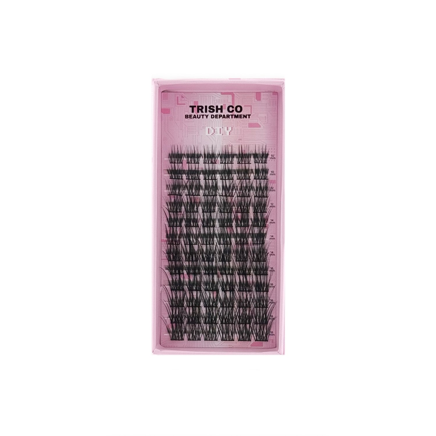 DIY Cluster Lash Trays – CC Curl Mix 10–18mm (5 Styles) | Trish Co DIY Cluster Lash Trays – CC Curl Mix 10–18mm (5 Styles) | Trish Co