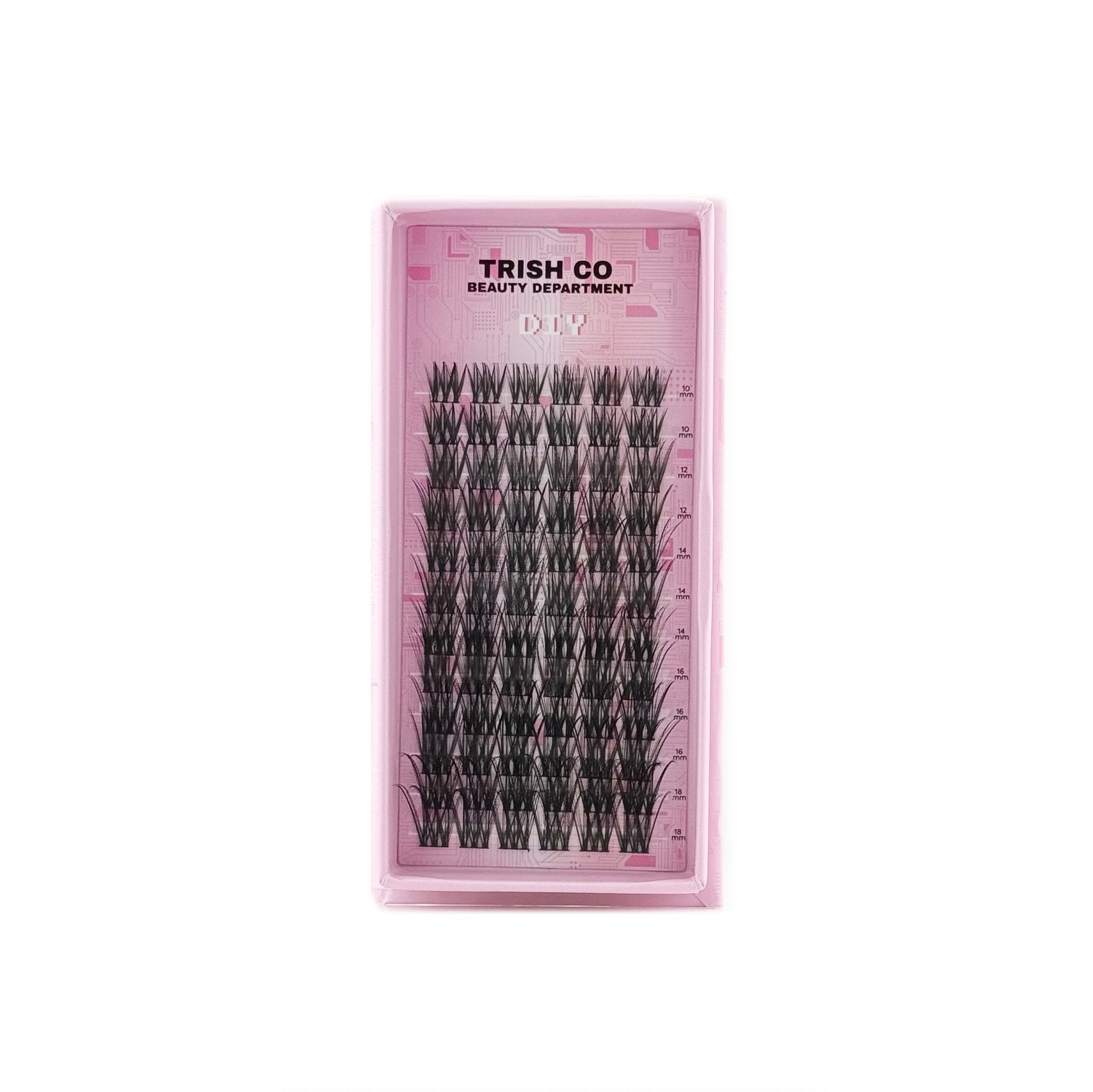 DIY Cluster Lash Trays – CC Curl Mix 10–18mm (5 Styles) | Trish Co DIY Cluster Lash Trays – CC Curl Mix 10–18mm (5 Styles) | Trish Co