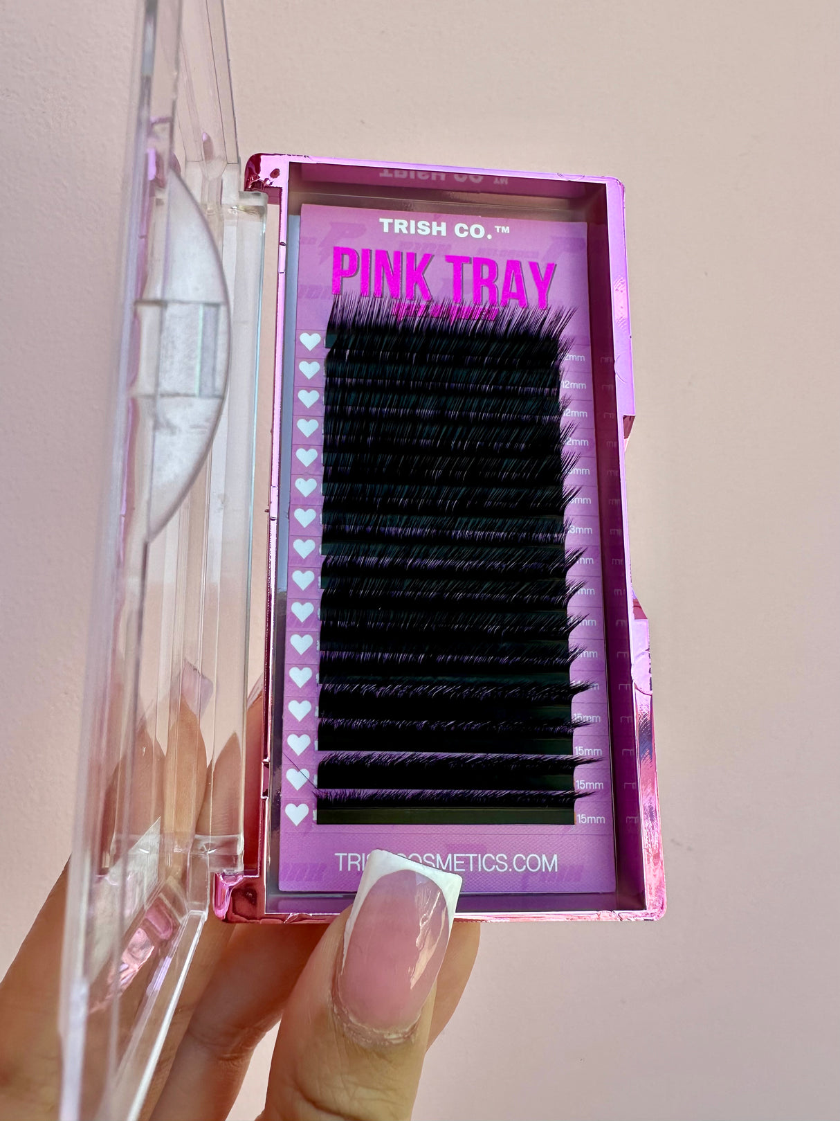 Pink Tray RELOADED – M Curl .05 Mixed Lash Tray | Trish Co Pink Tray RELOADED – M Curl .05 Mixed Lash Tray | Trish Co