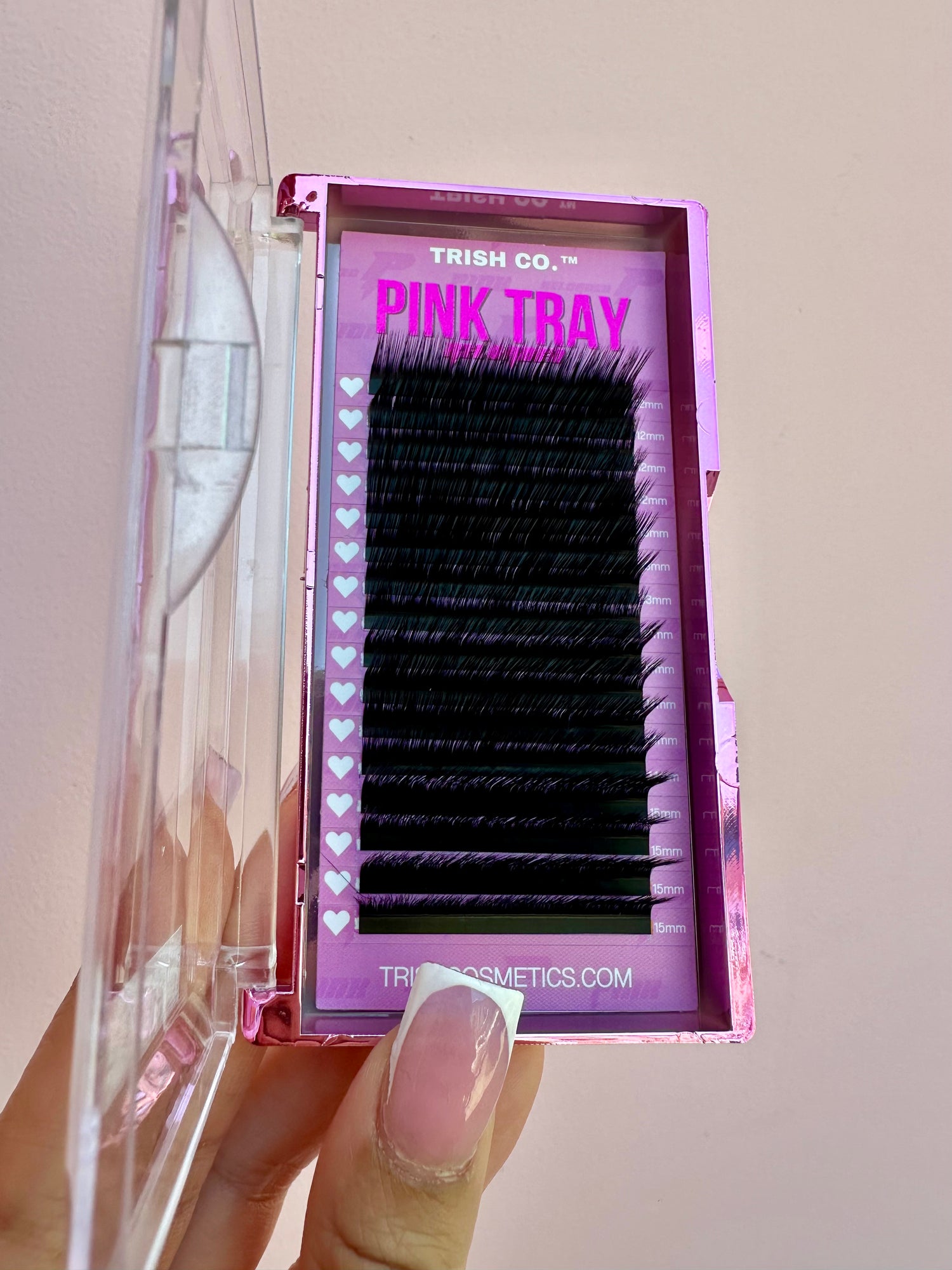 Pink Tray RELOADED – M Curl .05 Mixed Lash Tray | Trish Co Pink Tray RELOADED – M Curl .05 Mixed Lash Tray | Trish Co