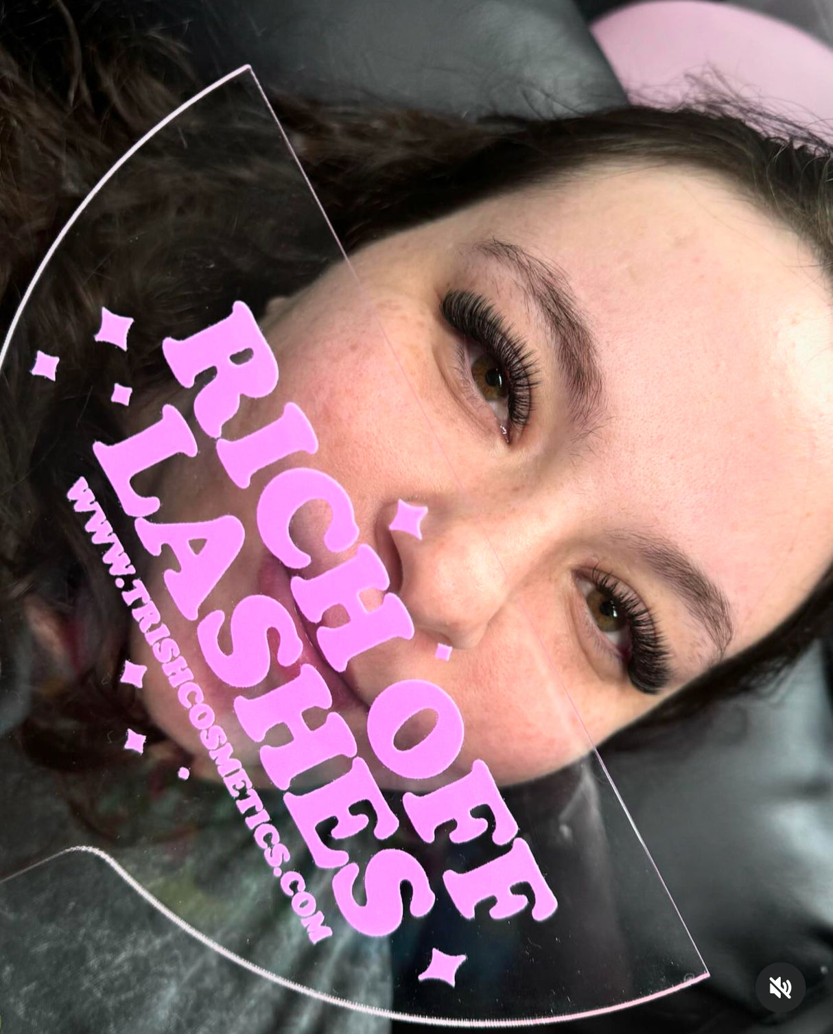 Rich Off Lashes Face Cover – Branded Client Photo Shield | Trish Co Rich Off Lashes Face Cover – Branded Client Photo Shield | Trish Co