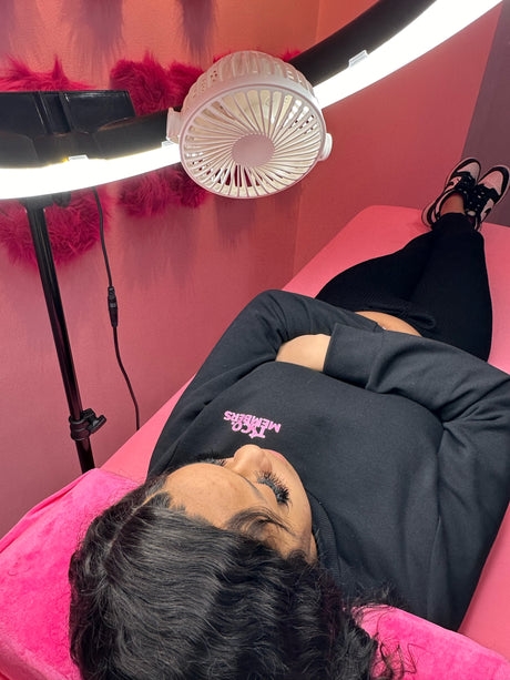 Ring Light Fan – High-Speed Flexible Leg Lash Fan | Trish Co Ring Light Fan – High-Speed Flexible Leg Lash Fan | Trish Co