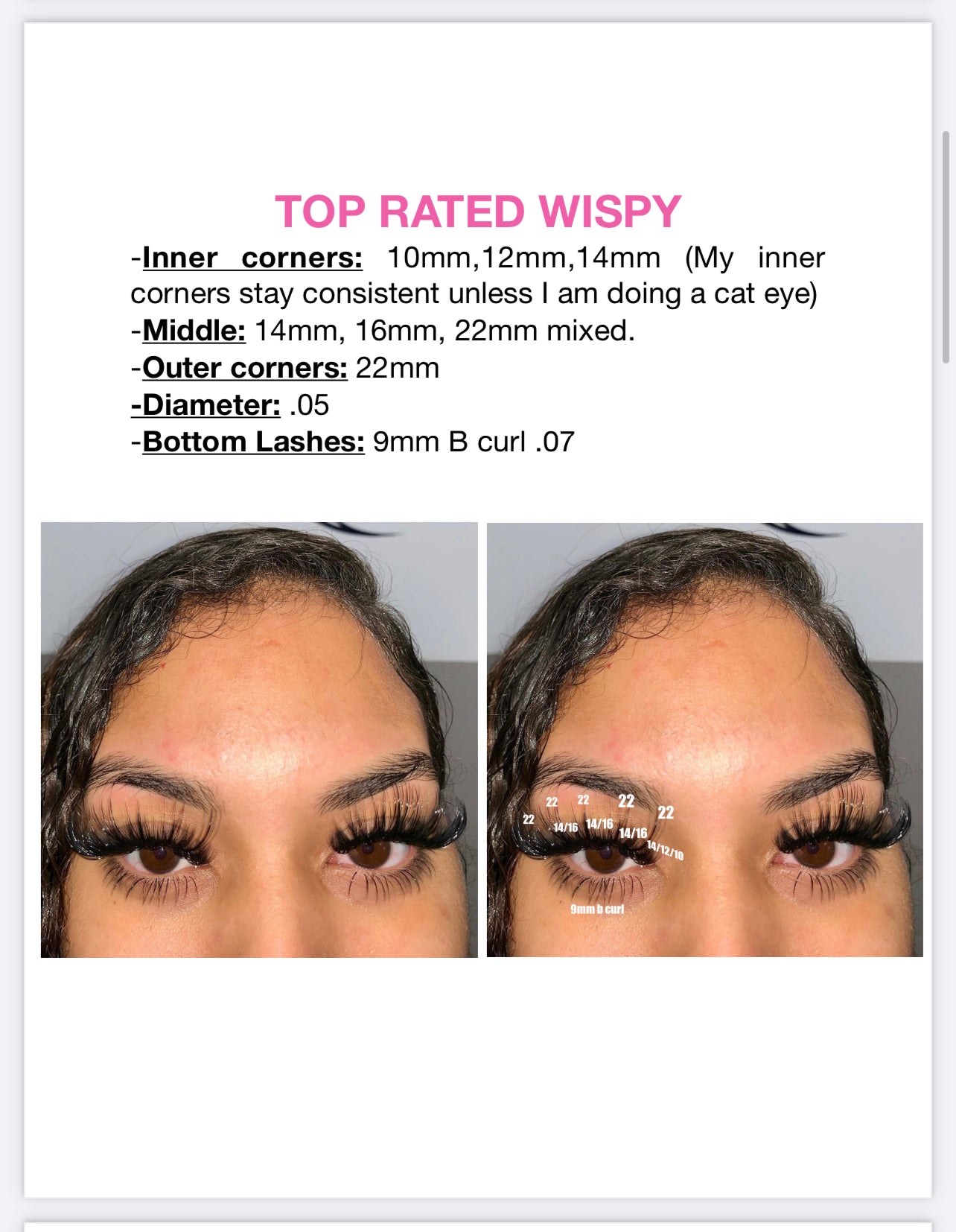 10 Lash Maps – Styling Guide for Lash Artists | Trish Co 10 Lash Maps – Styling Guide for Lash Artists | Trish Co