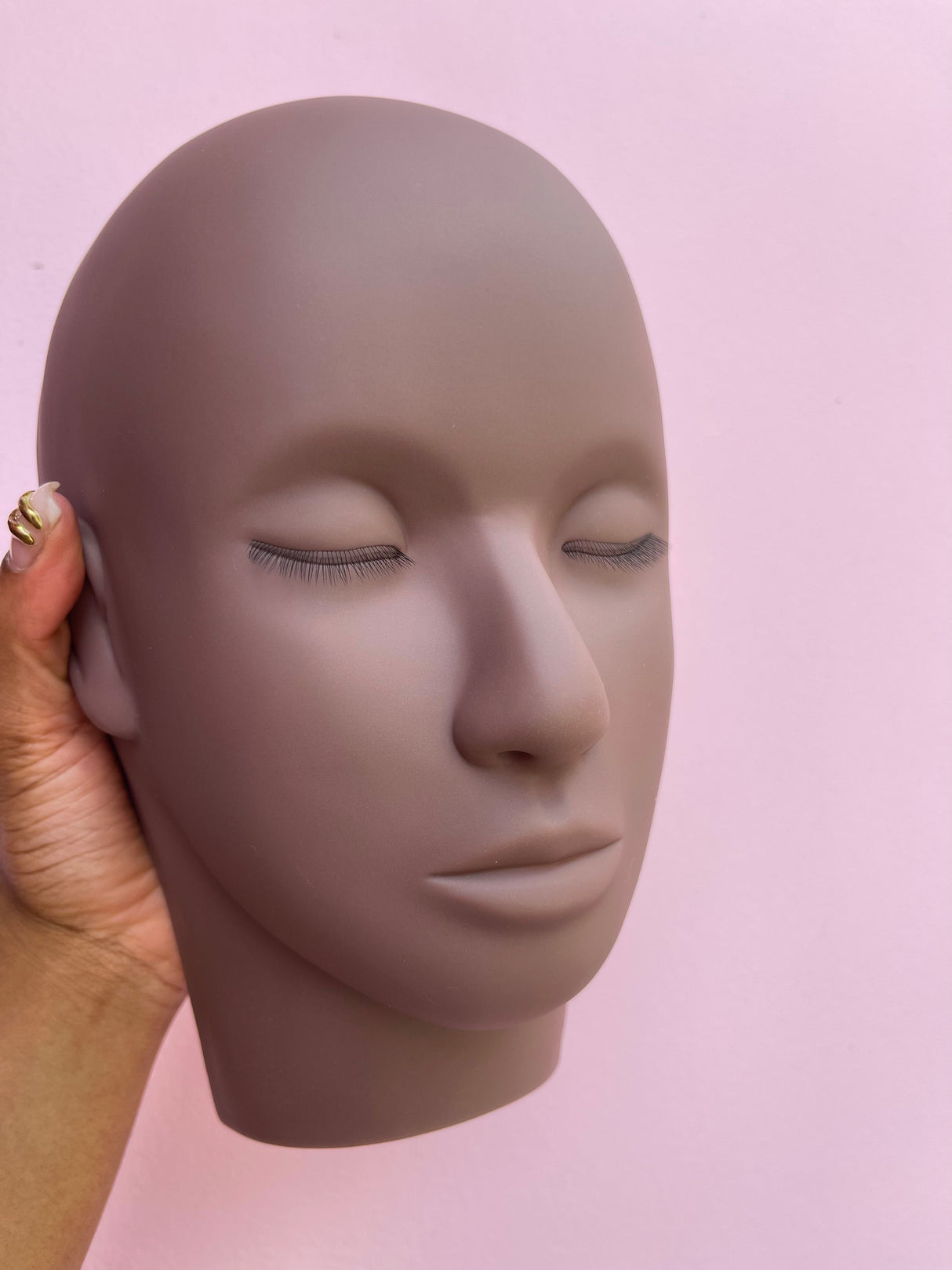 Realistic Lash Training Mannequin – Layered Lashes for Practice | Trish Co Realistic Lash Training Mannequin – Layered Lashes for Practice | Trish Co