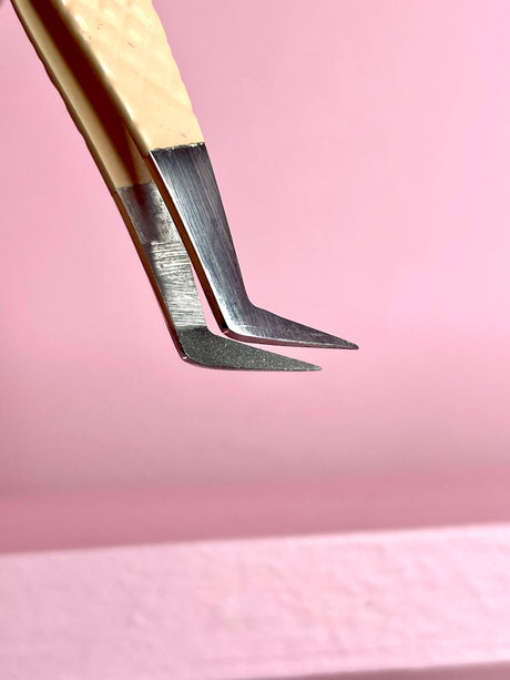 TRISHSKIN 65° Long Boot Diamond Dust Tweezer – 3 Shades | Trish Co TRISHSKIN 65° Long Boot Diamond Dust Tweezer – 3 Shades | Trish Co