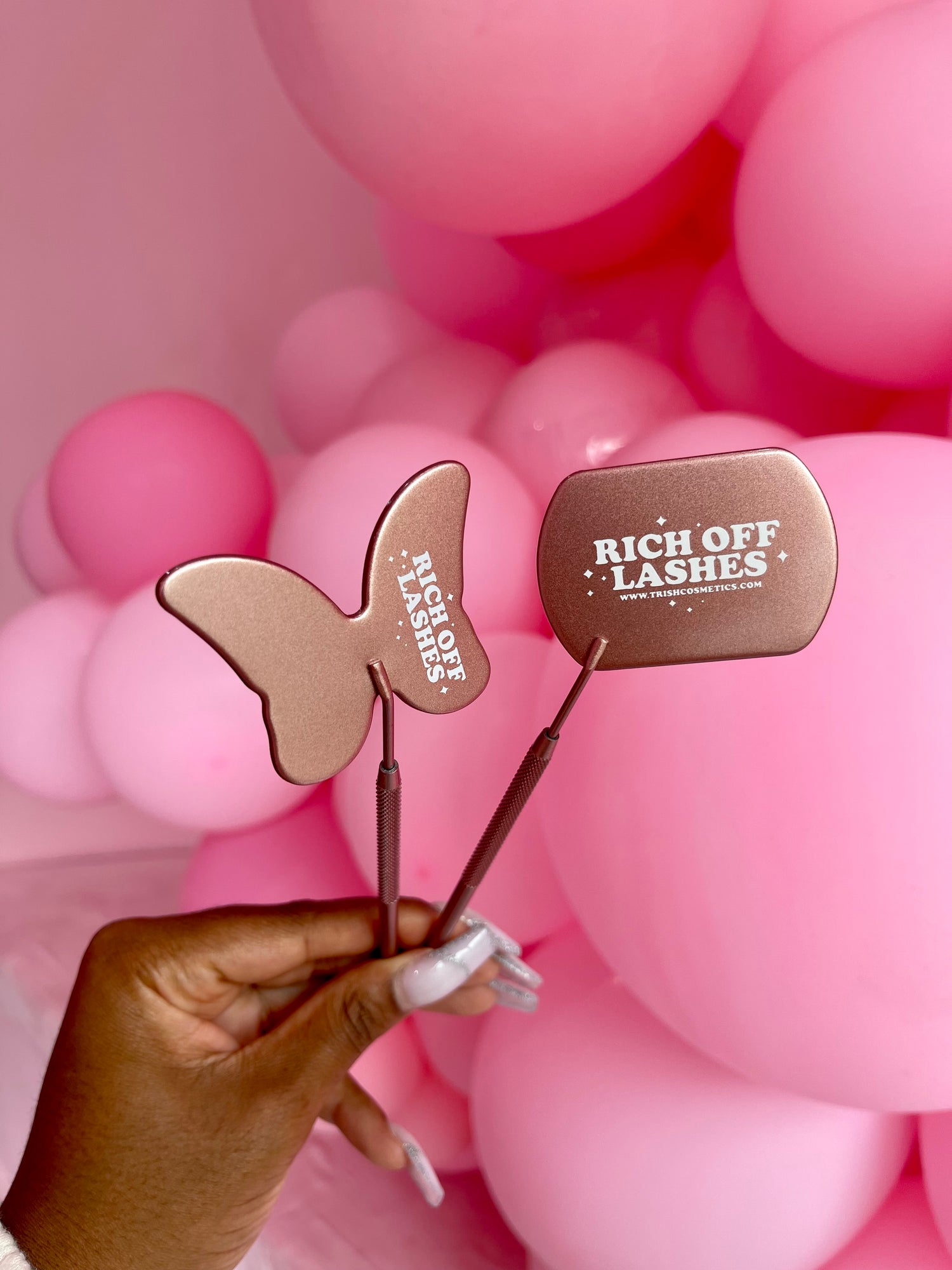 Rich off lashes Butterfly mirror Rich off lashes Butterfly mirror