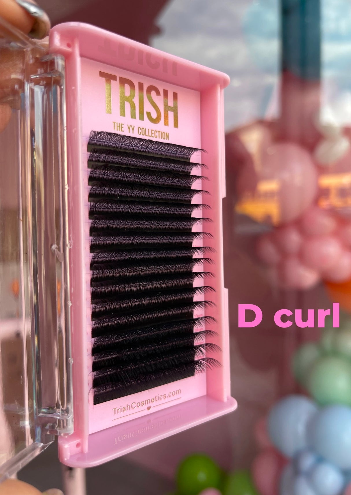 Pink Tray “Y” lashes mix .05