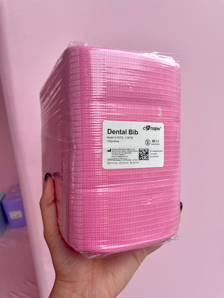 Lash Dental Bibs – 125 pcs Disposable Station Covers | Trish Co Lash Dental Bibs – 125 pcs Disposable Station Covers | Trish Co