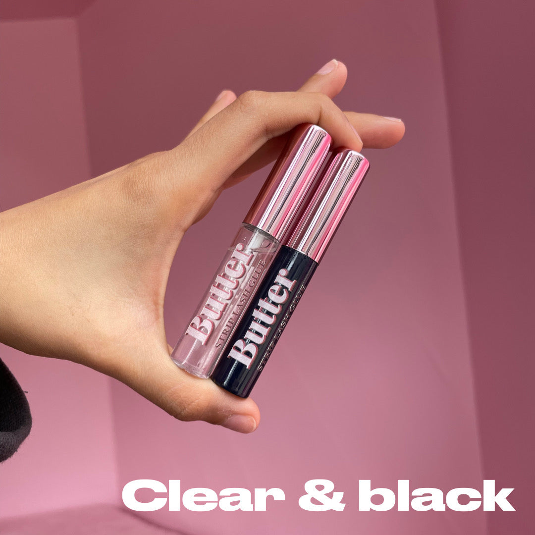 Butter strip lash glue