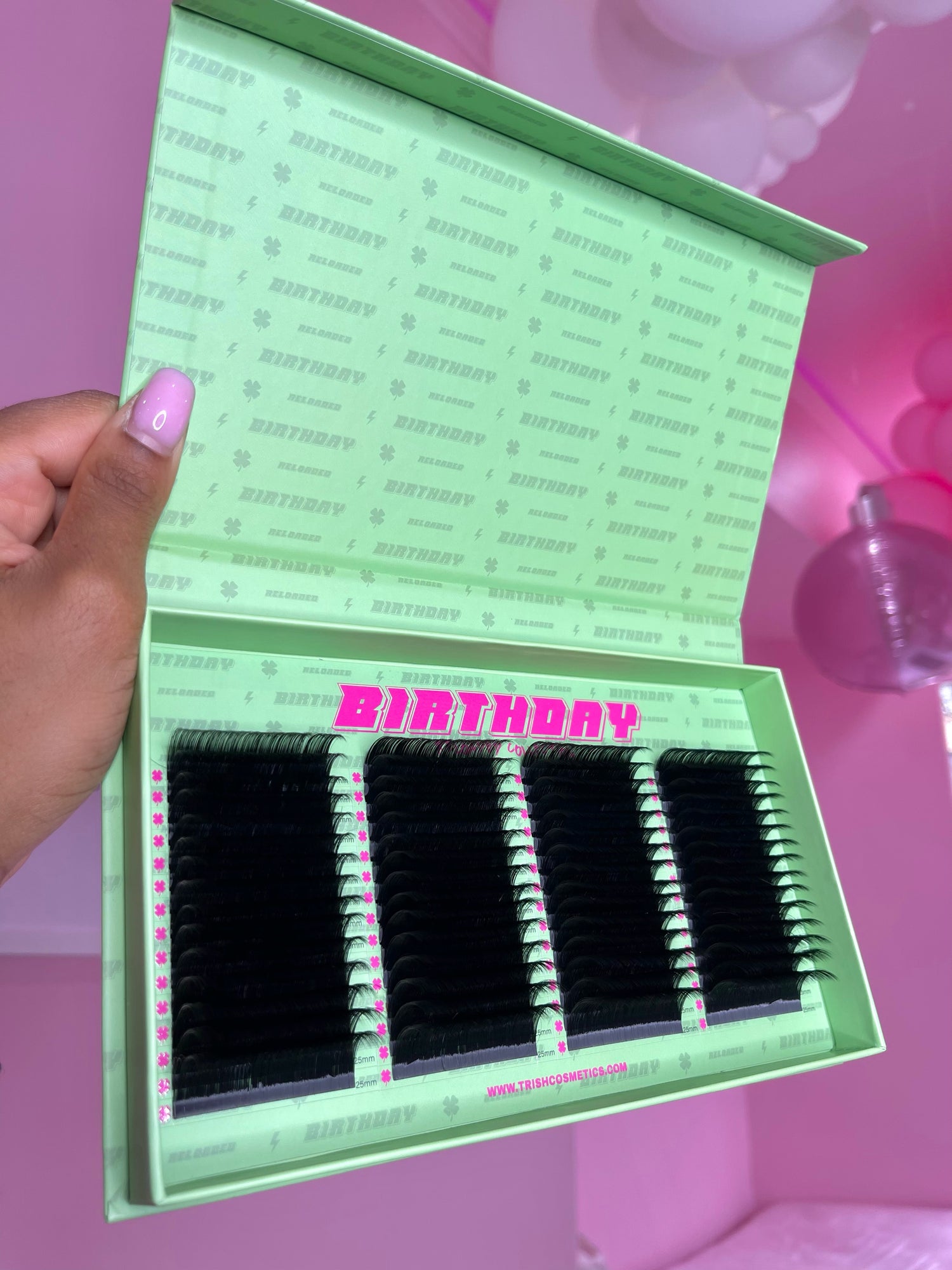 BIRTHDAY RELOADED Lash Tray – 60 Rows .05 (12–25mm) | Trish Co BIRTHDAY RELOADED Lash Tray – 60 Rows .05 (12–25mm) | Trish Co