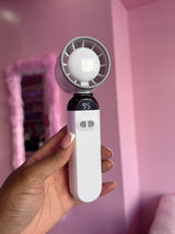 Turbo Small Fan – white mini lash dryer for speeding up adhesive curing during lash extension sets