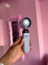 Turbo Lash Fan in blue – compact fan for lash artists to dry lashes quickly and comfortably