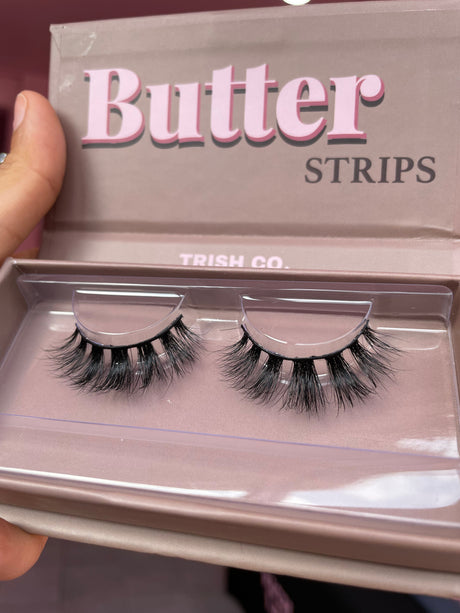 BUTTER Strip Lash Style 5 – soft glam faux mink lashes with tapered ends