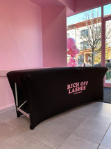 Rich off lashes bed cover